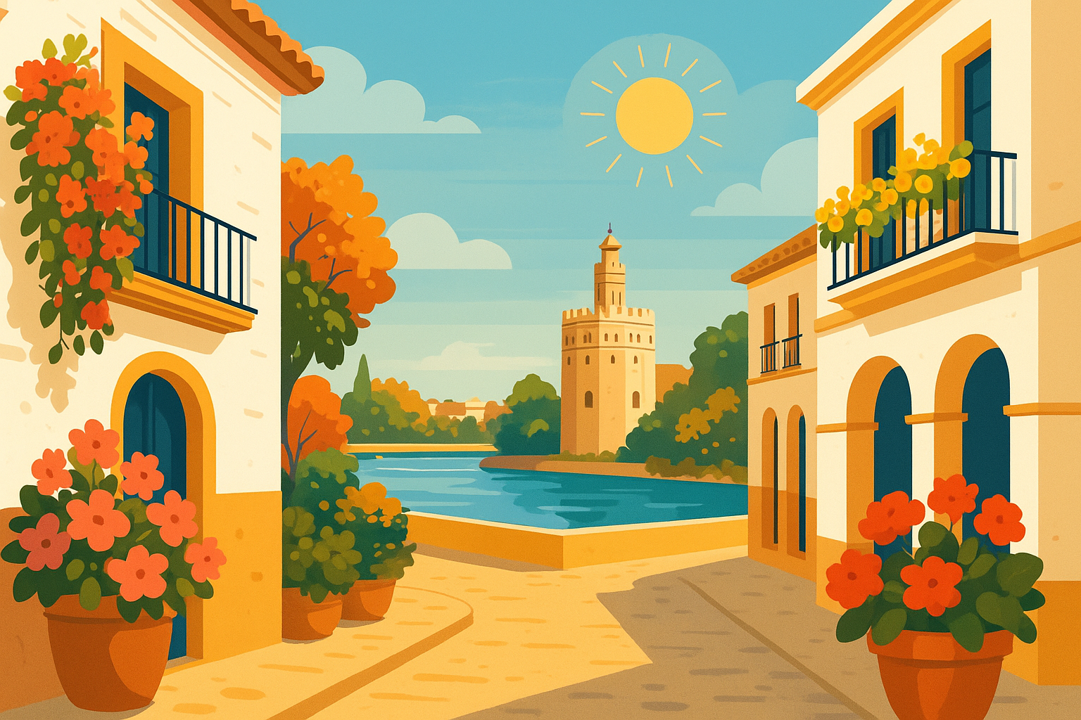 Weer en klimaat Sevilla