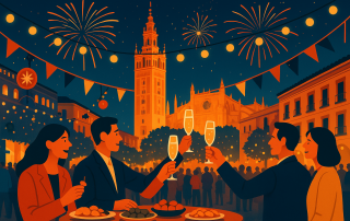 Oudjaar en nieuwjaar in Sevilla