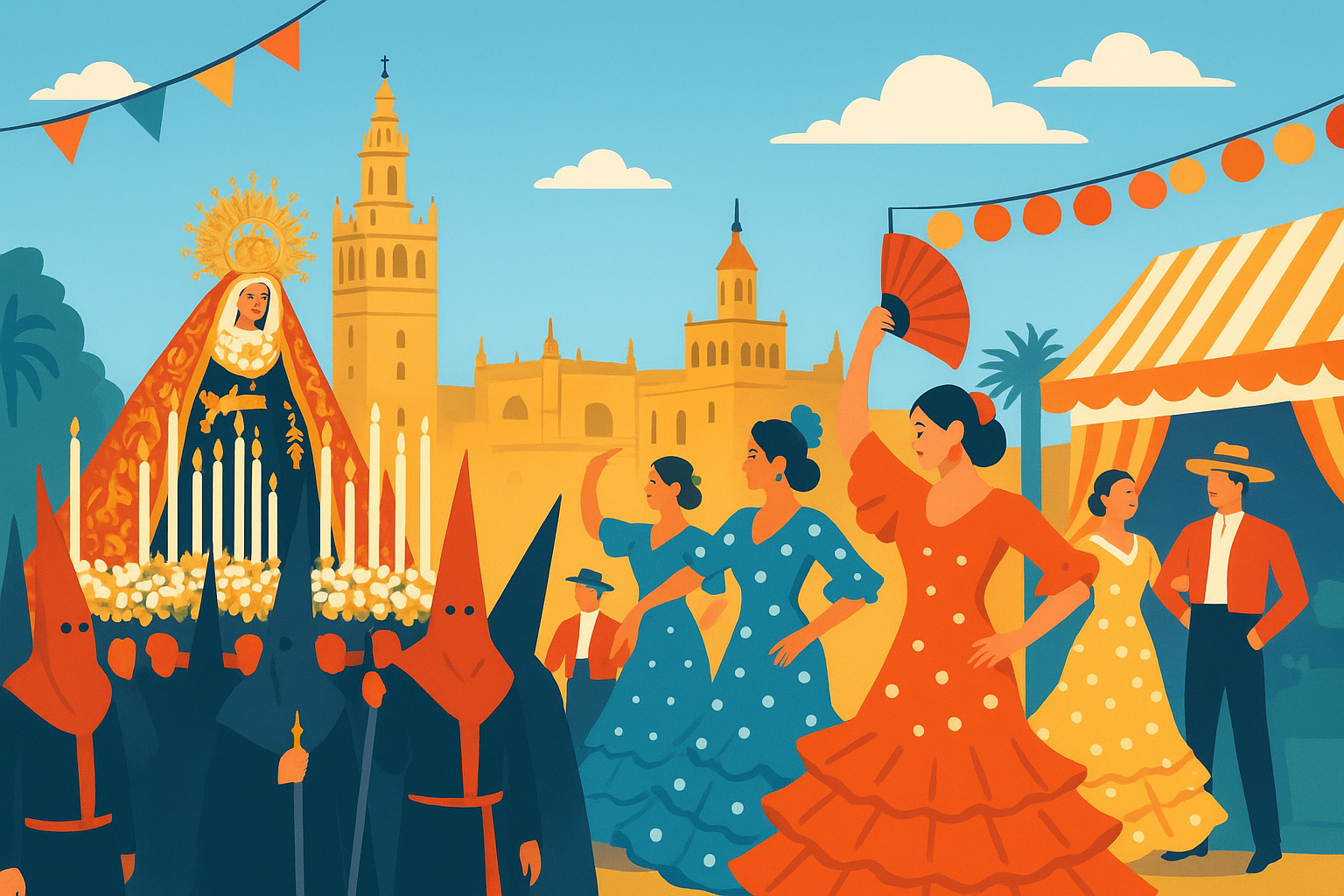 Lentefeesten in Sevilla